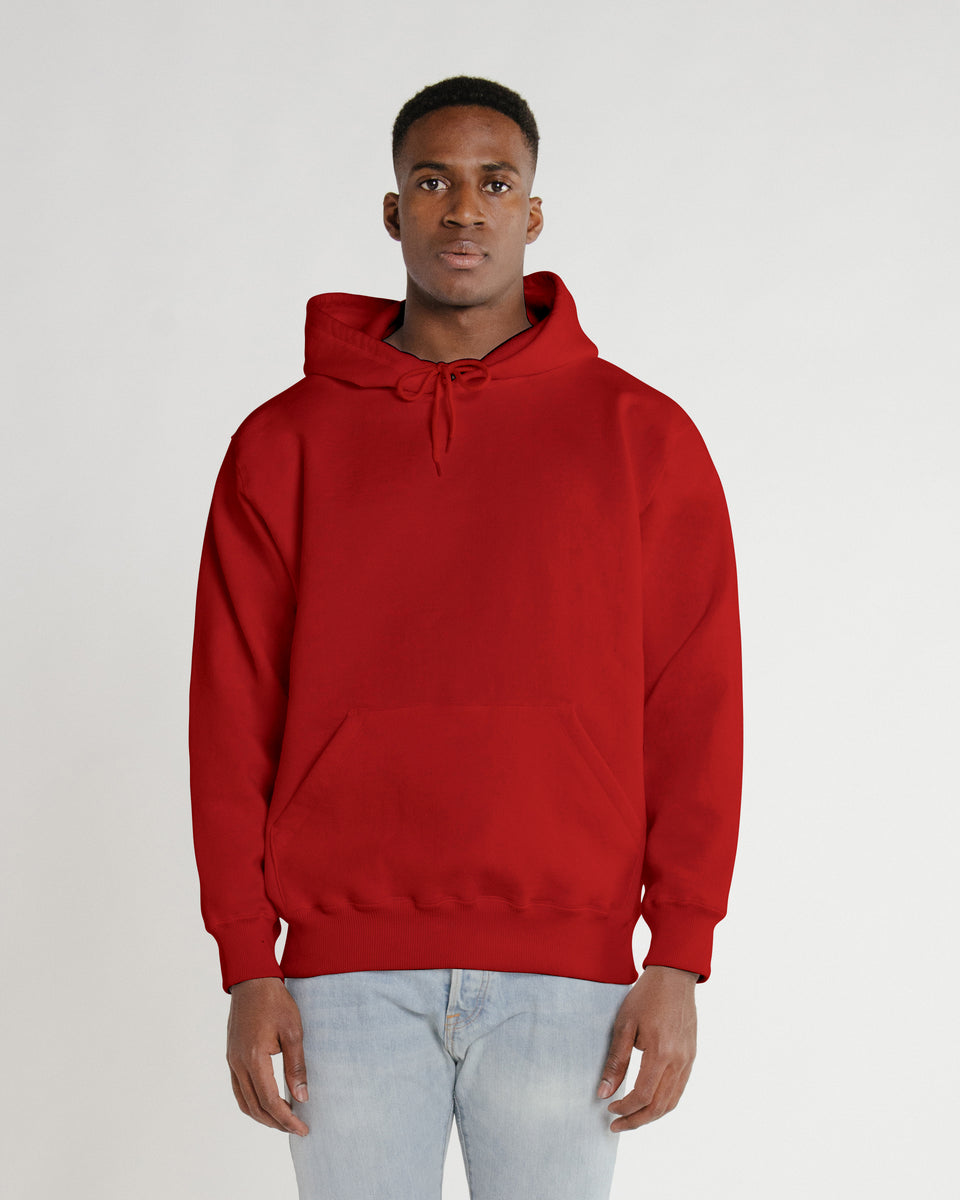 Simple Elegance - Super-comfy hoodie in red — Oliver Bicycle Works