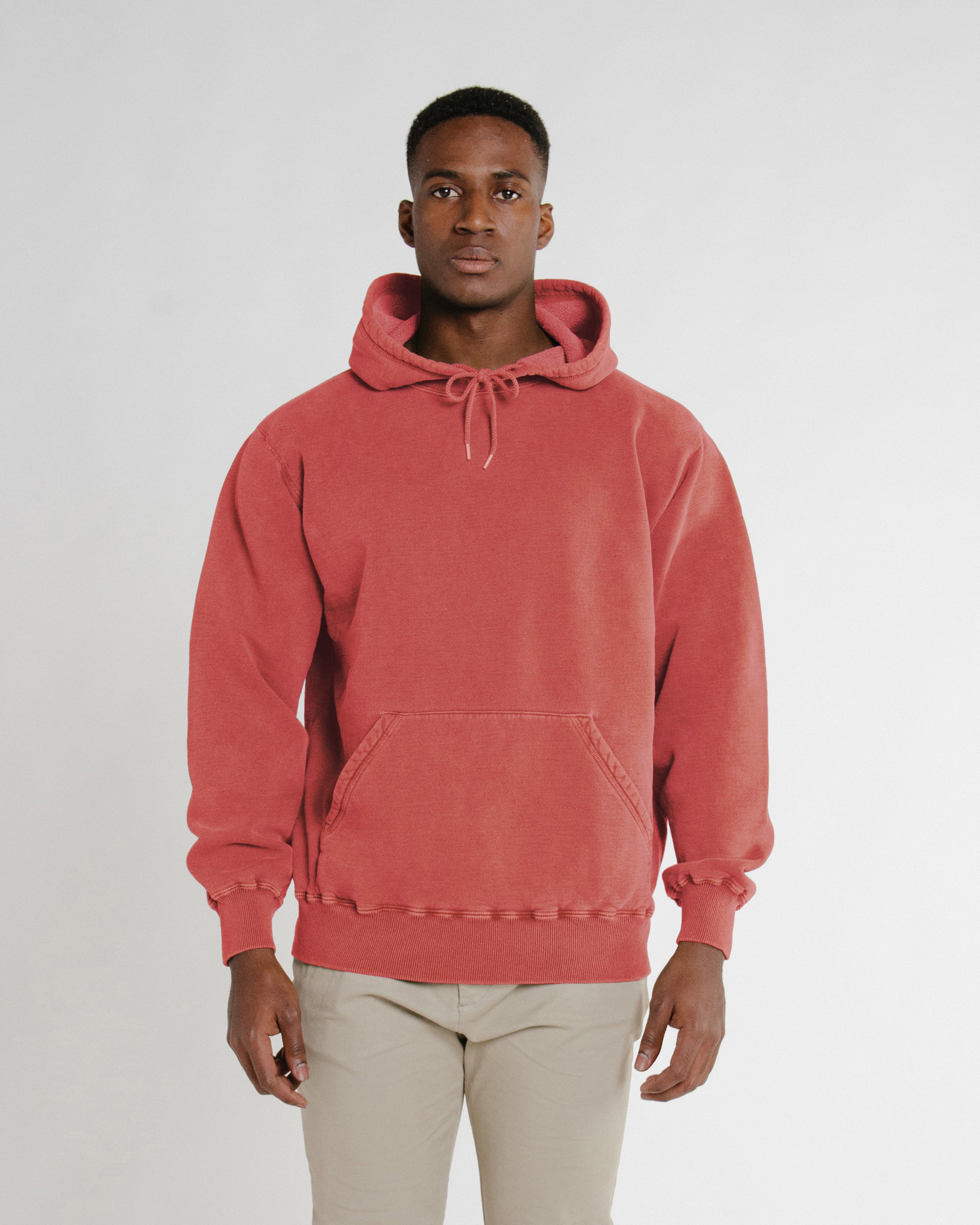 Model in W2003 (Deluxe Hoody), Ruby Sand