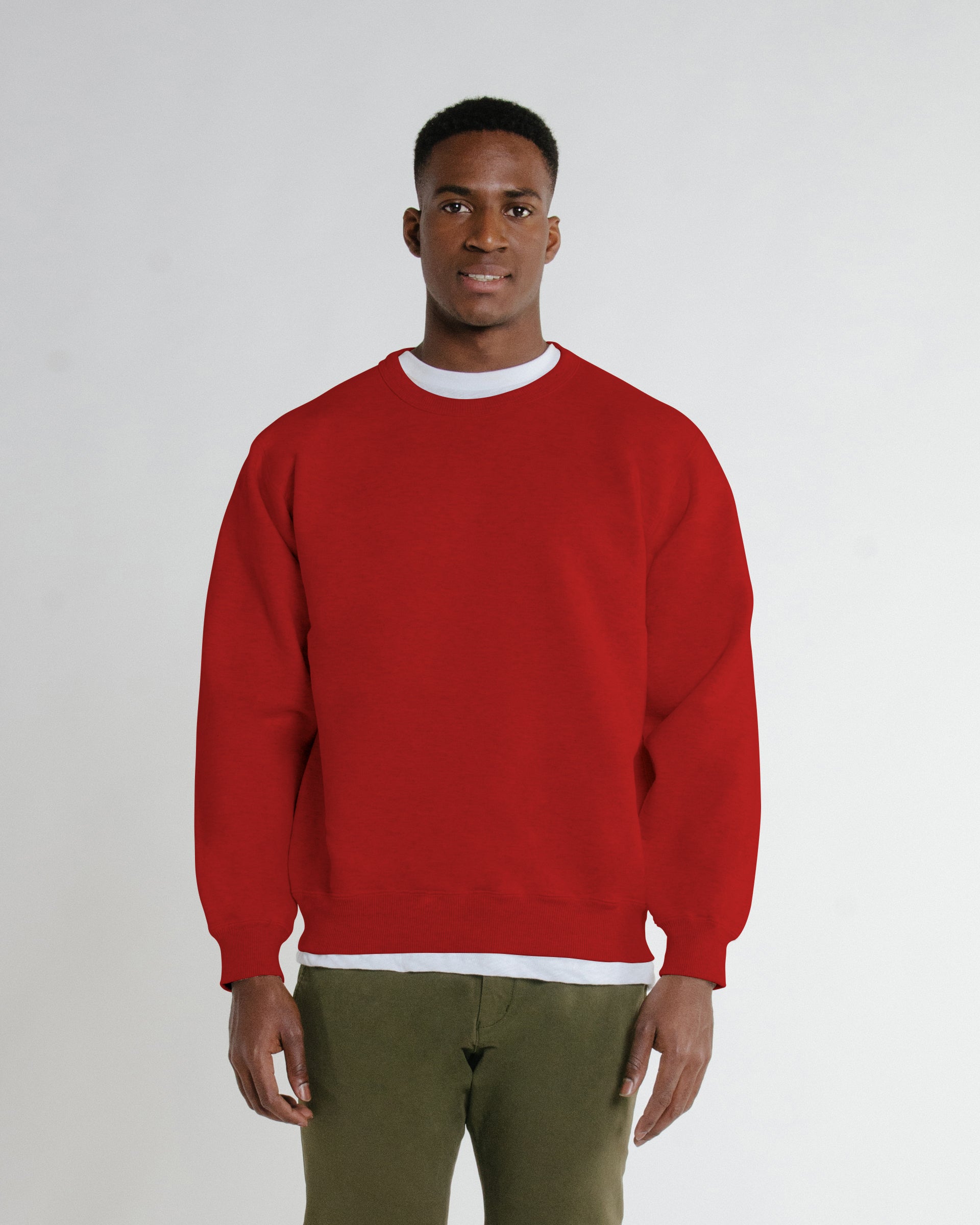 Crew Red Frame Red Crew Neck