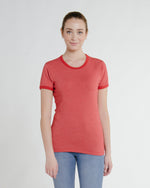 Load image into Gallery viewer, Model in W5020 (Iris Tee), Faded Red Mix
