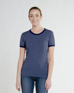 Load image into Gallery viewer, Model in W5020 (Iris Tee), Washed Royal Mix
