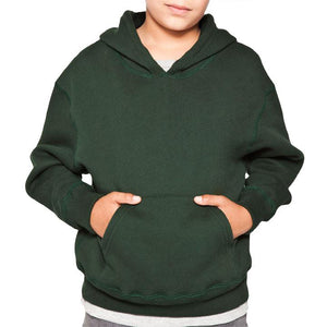 Model in WK029 (Zed Hoody), Park Green