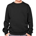 Load image into Gallery viewer, Model in WY023 (Beaver Crewneck), Black
