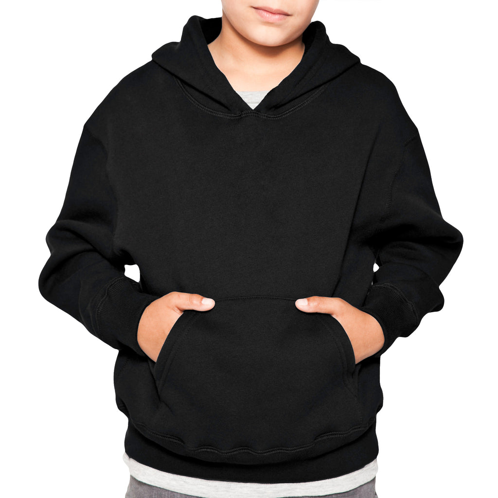 Model in WY029 (Moose Hoody), Black