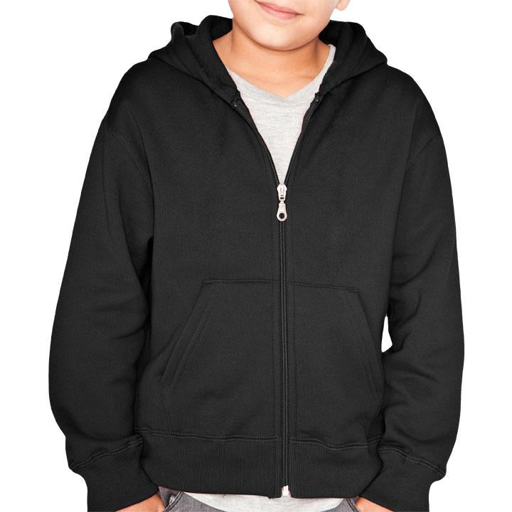 Model in WY030 (Ogopogo Hoody), Black