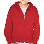 Load image into Gallery viewer, Model in WY030 (Ogopogo Hoody), Harvest Red
