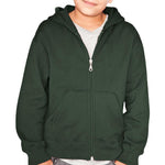 Load image into Gallery viewer, Model in WY030 (Ogopogo Hoody), Park Green
